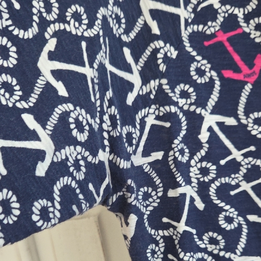 Lilly Pulitzer Navy and Pink Long Sleeve Dress - Picture 2 of 6